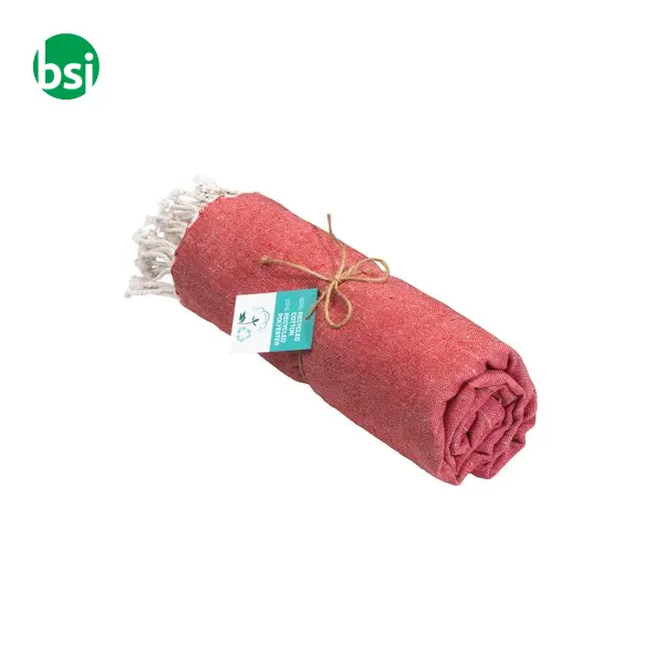 Fringed pareo 90x170 | recycled cotton -  26