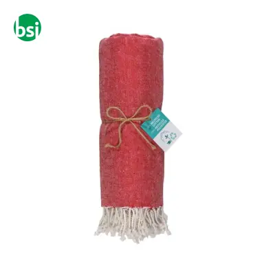 Fringed pareo 90x170 | recycled cotton - Immagine 3