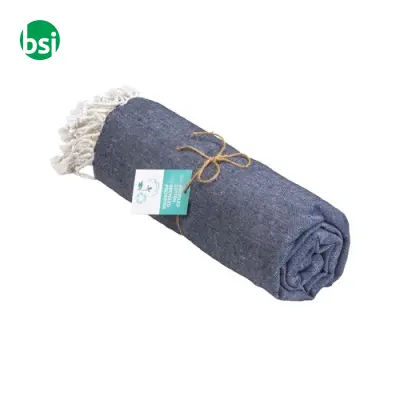 Fringed pareo 90x170 | recycled cotton - Immagine 25
