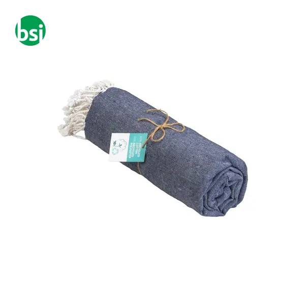 Fringed pareo 90x170 | recycled cotton -  25
