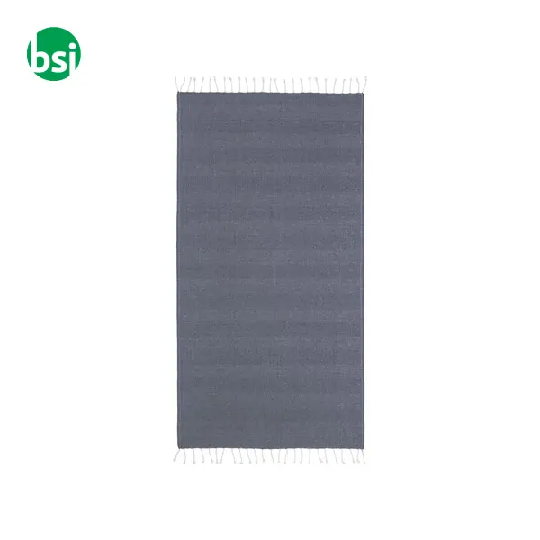 Fringed pareo 90x170 | recycled cotton -  5