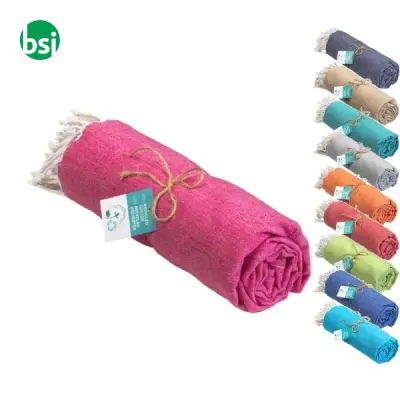 Fringed pareo 90x170 | recycled cotton - Immagine 16