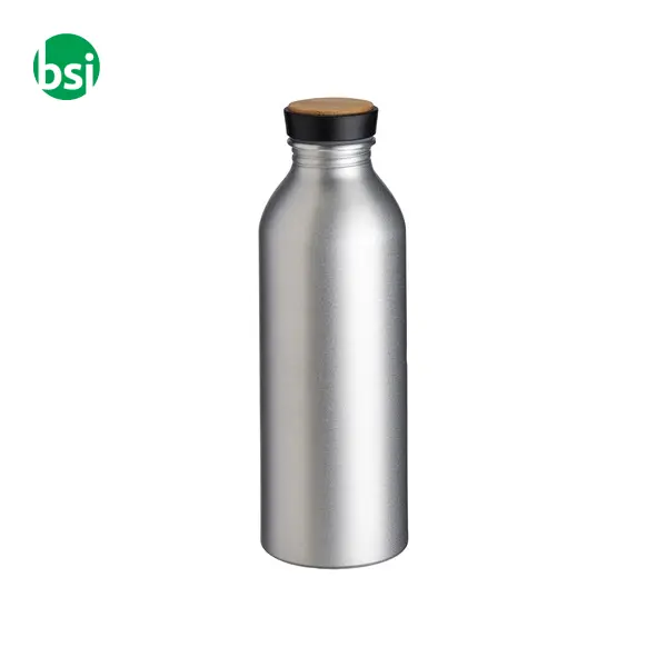 Water bottle 500 ml | aluminum and bamboo insert -  18