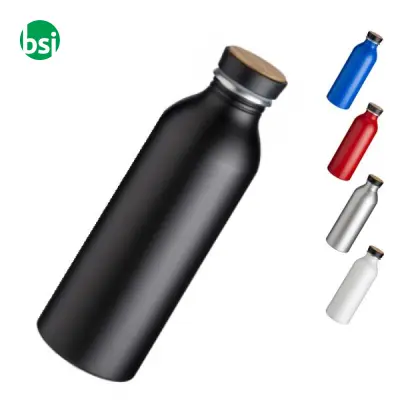 Water bottle 500 ml | aluminum and bamboo insert - Immagine 17