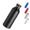 Water bottle 500 ml | aluminum and bamboo insert - Anteprima 17