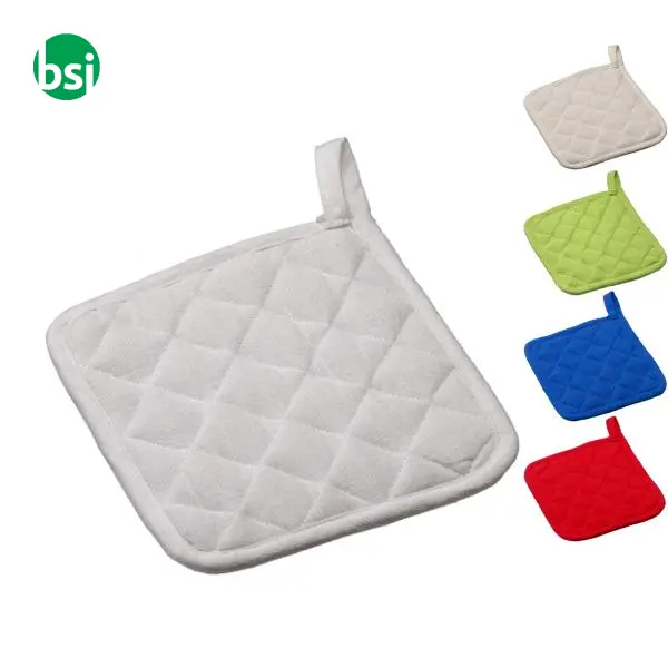 Kitchen pot holder 18x18 |recycled cotton -  1