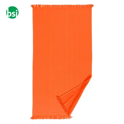 Fringed beach towel 90x170 | recycled cotton - Immagine 8