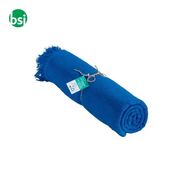 Fringed beach towel 90x170 | recycled cotton -  18
