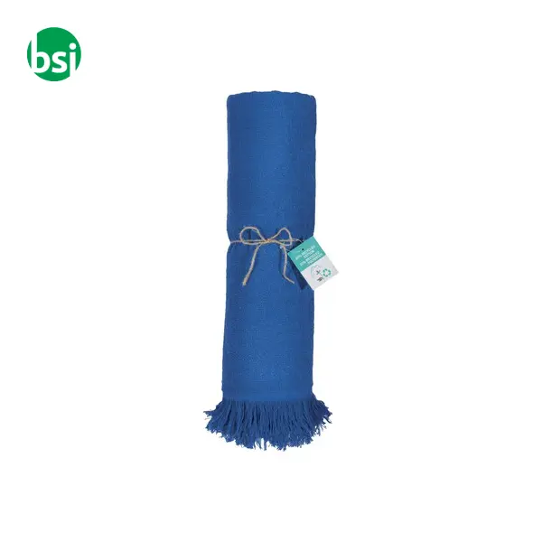Fringed beach towel 90x170 | recycled cotton -  10