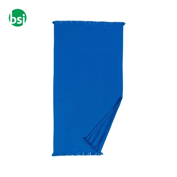 Fringed beach towel 90x170 | recycled cotton -  12