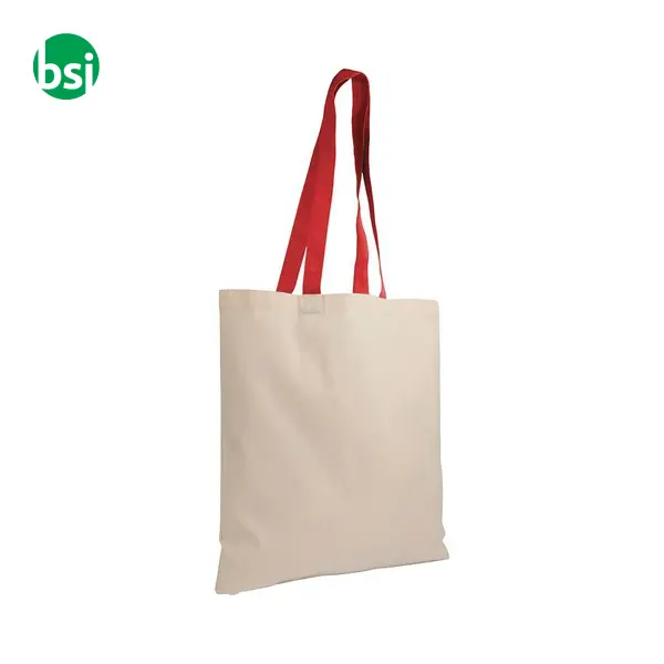Natural recycled cotton shopper bag MURANO -  6
