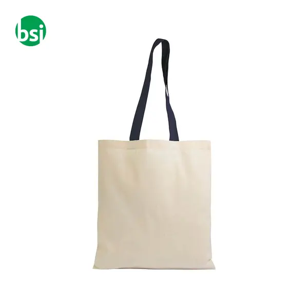 Natural recycled cotton shopper bag MURANO -  11