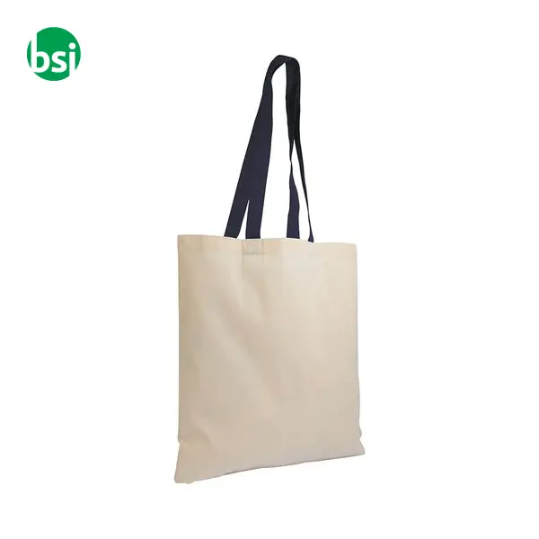 Natural recycled cotton shopper bag MURANO -  12