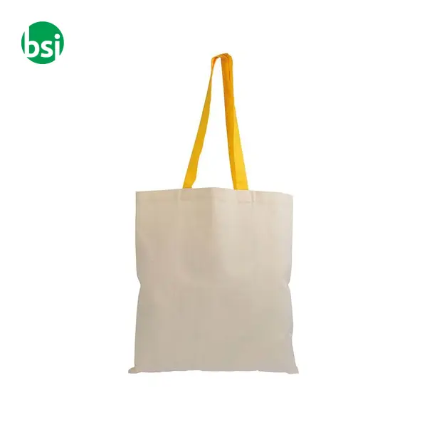 Natural recycled cotton shopper bag MURANO -  14