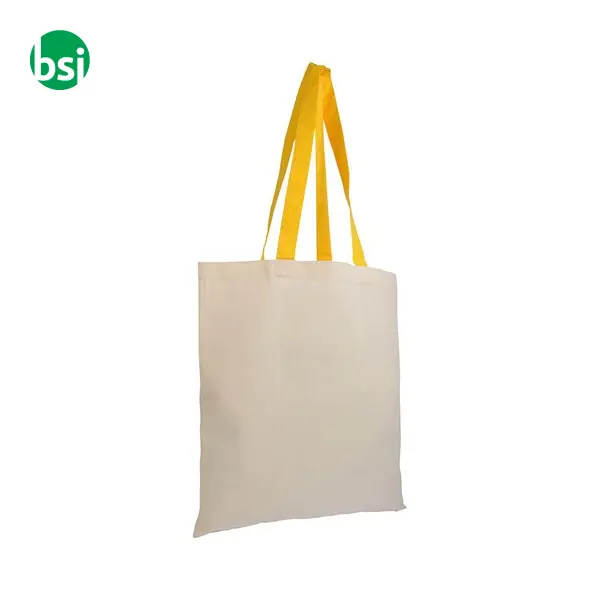 Natural recycled cotton shopper bag MURANO -  15