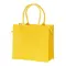 Jute bag with cotton handles features zipper closure FANO - Anteprima 20