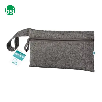 Document holder recycled cotton with zip GRS certified - Immagine 23