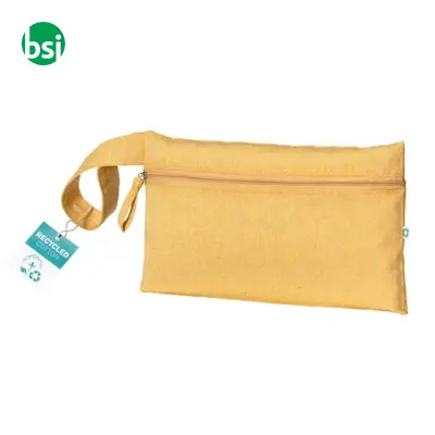 Document holder recycled cotton with zip GRS certified - Immagine 21