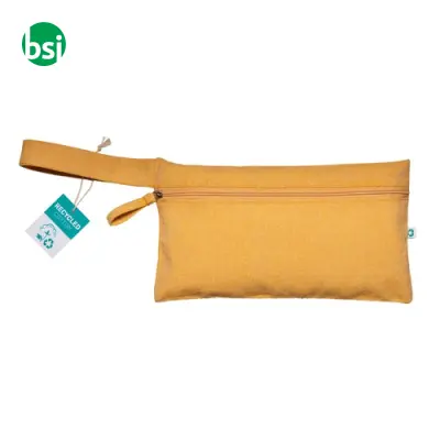 Document holder recycled cotton with zip GRS certified - Immagine 8