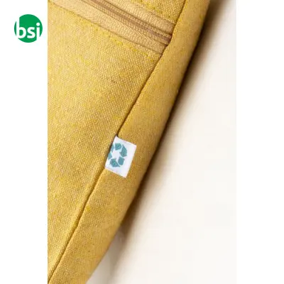 Document holder recycled cotton with zip GRS certified - Immagine 10