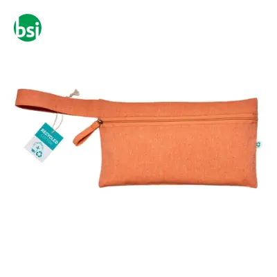 Document holder recycled cotton with zip GRS certified - Immagine 11