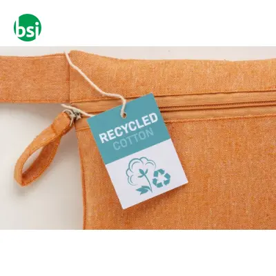 Document holder recycled cotton with zip GRS certified - Immagine 12