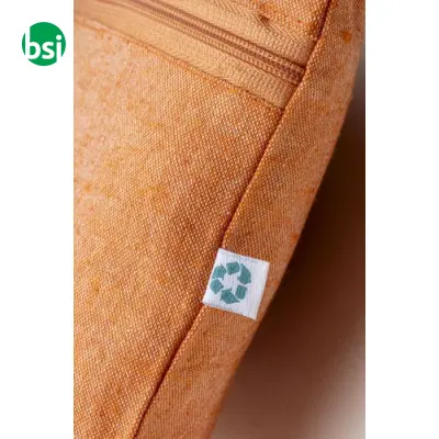Document holder recycled cotton with zip GRS certified - Immagine 13