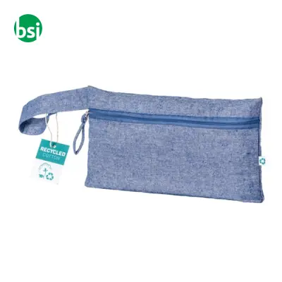 Document holder recycled cotton with zip GRS certified - Immagine 19
