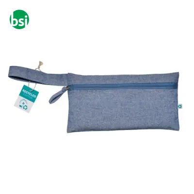 Document holder recycled cotton with zip GRS certified - Immagine 15