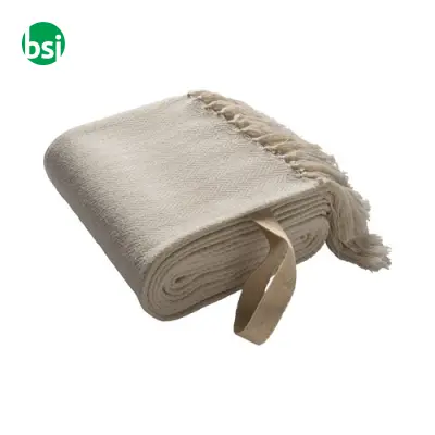 Fringed blanket 100% recycled material - Immagine 12