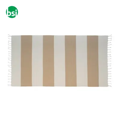 GRS-certified 180 gr recycled cotton beach towel FOUTA - Immagine 7