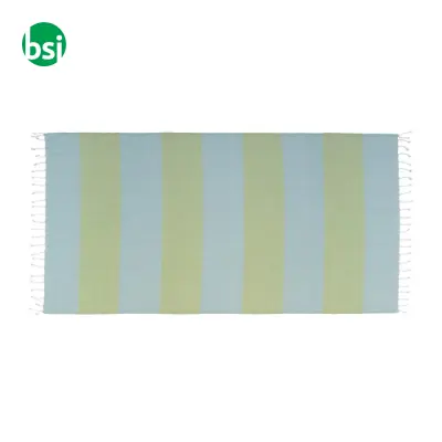 GRS-certified 180 gr recycled cotton beach towel FOUTA - Immagine 9