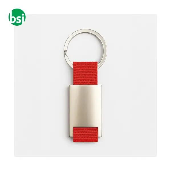 Metal and nylon key ring -  3