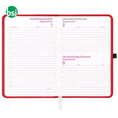 Daily planner - hard cover with stitching around the edge - Immagine 3