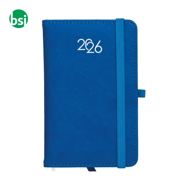 Weekly pocket diary thermo-varnished hard cover -  1