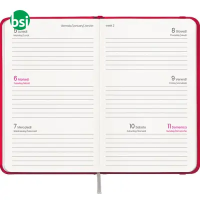 Weekly pocket diary laminated cardboard hardcover - Immagine 8