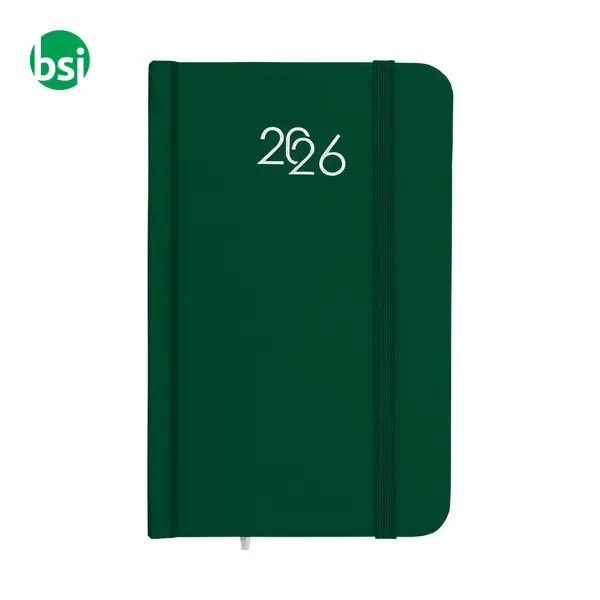 Weekly pocket diary laminated cardboard hardcover -  18