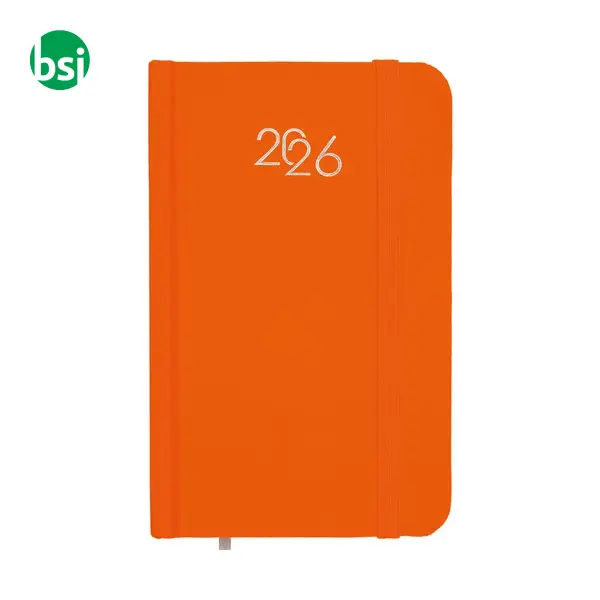 Weekly pocket diary laminated cardboard hardcover -  16