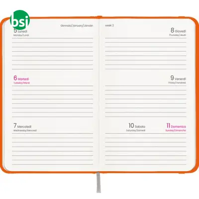 Weekly pocket diary laminated cardboard hardcover - Immagine 14