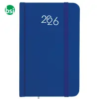 Weekly pocket diary laminated cardboard hardcover