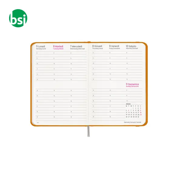 Weekly diary laminated hardback cover -  13