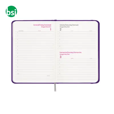 Daily planner 2026 hard laminated cardboard cover - Immagine 11