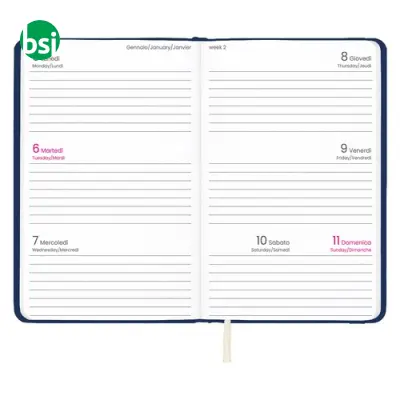 Weekly PU hard cover pocket diary - Immagine 5