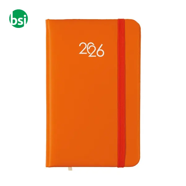 Weekly PU hard cover pocket diary -  9