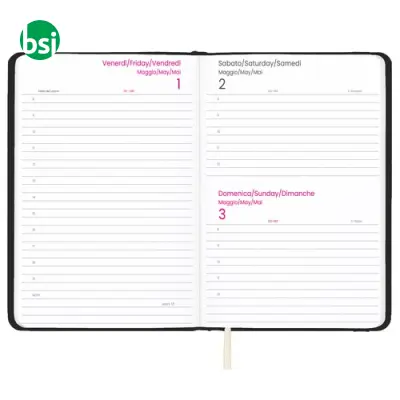 Daily planner 2026 with hard PU cover - Immagine 2