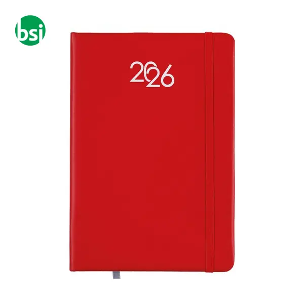 Daily planner 2026 with hard PU cover -  12