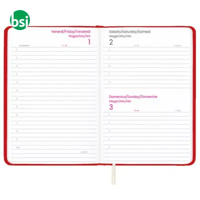 Daily planner 2026 with hard PU cover - Immagine 3
