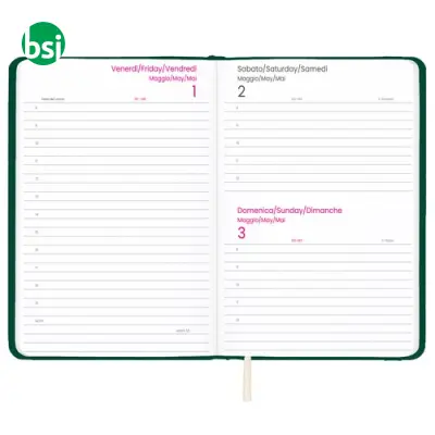 Daily planner 2026 with hard PU cover - Immagine 4