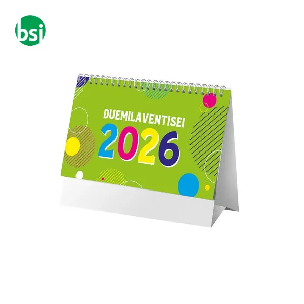 Multicolour Monthly Desk Calendar on matte coated paper -  1