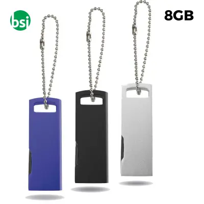 Ob 8gb customizable flash drive - slim